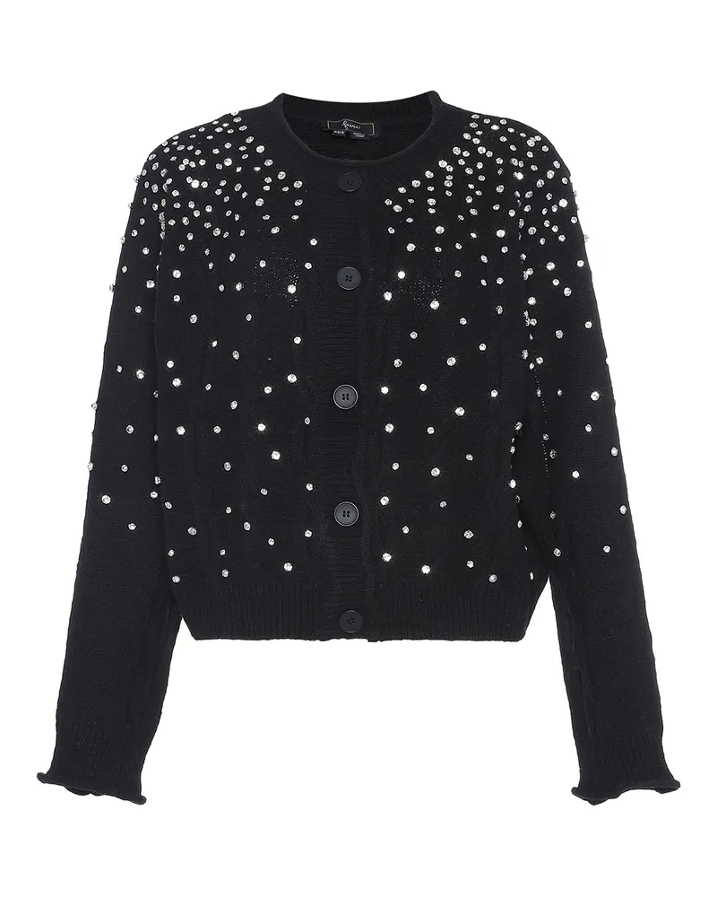FAINA Pullover Damen schwarz Schwarz