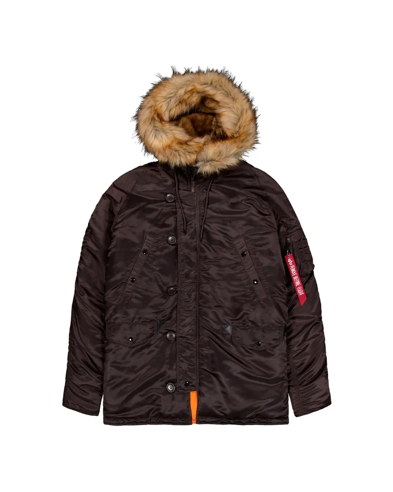 Alpha Industries N-3B VF 59 Winter Jacket Braun