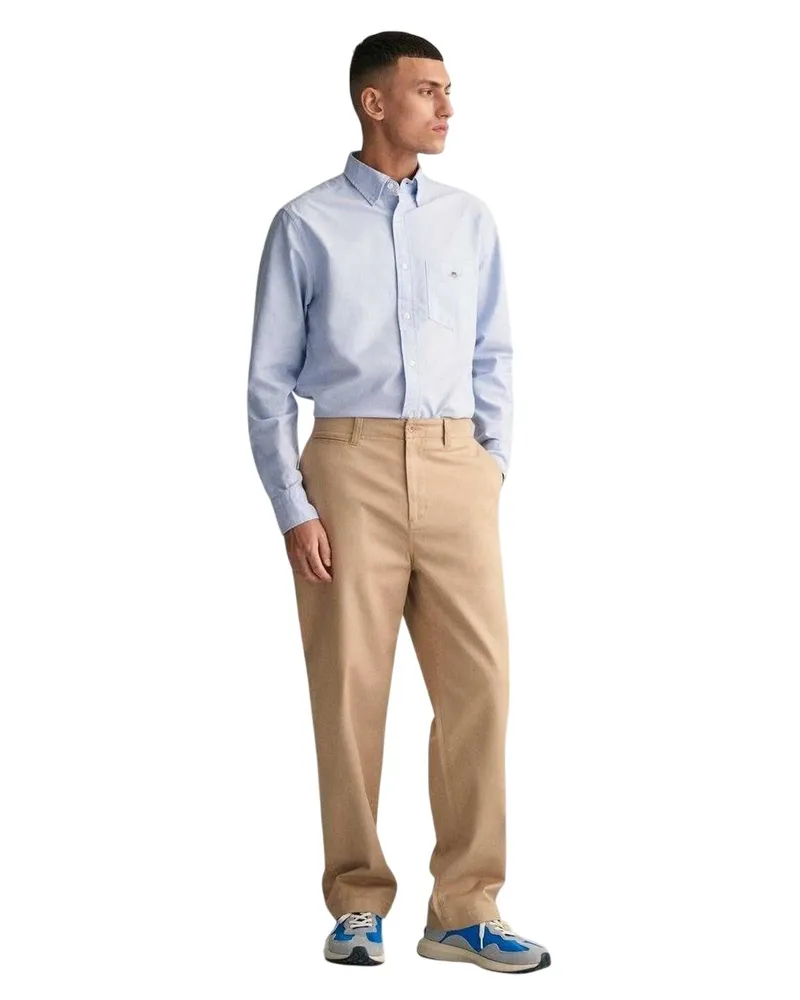Gant Hemd für Herren, Oxford-Stil (Blassblau Blau