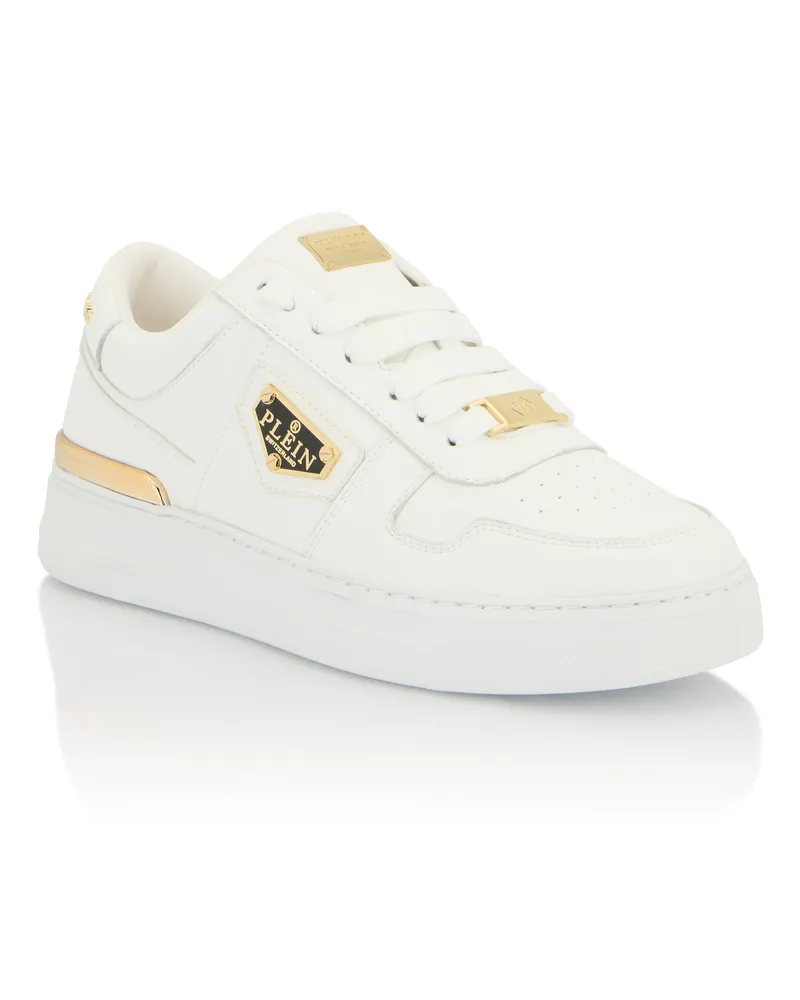 Philipp Plein Low-Top-Sneaker Weiß