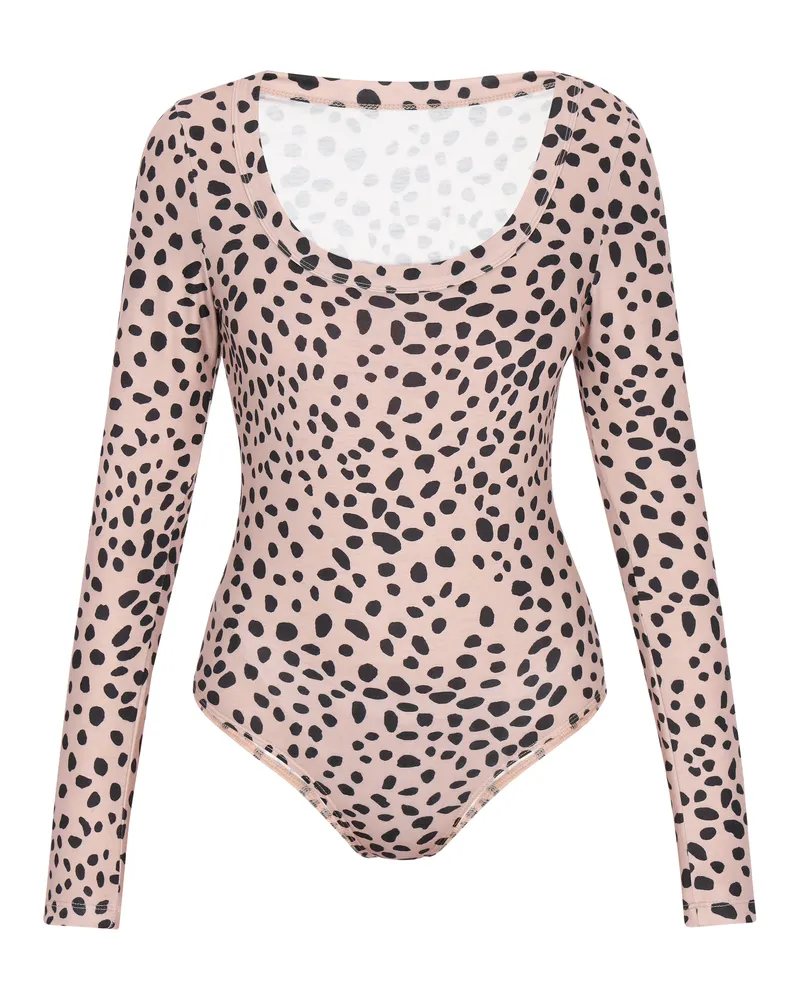 My Mo Bodysuit Frauen Leopard Animal-print