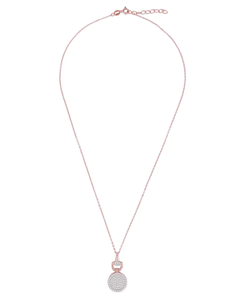 Orphelia Alisia' Damenkette mit Anhänger aus 925er Sterlingsilber, Rosé, ZH-7420 Rosé