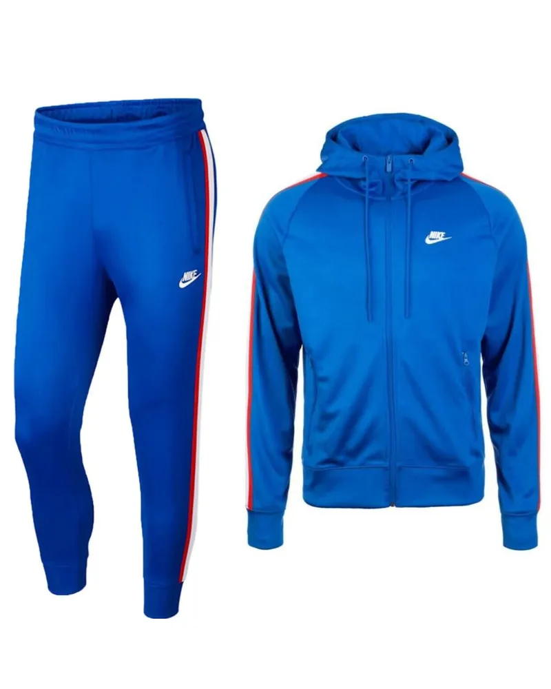 Nike Herren Tribute Poly Trainingsanzug In Blau Blau