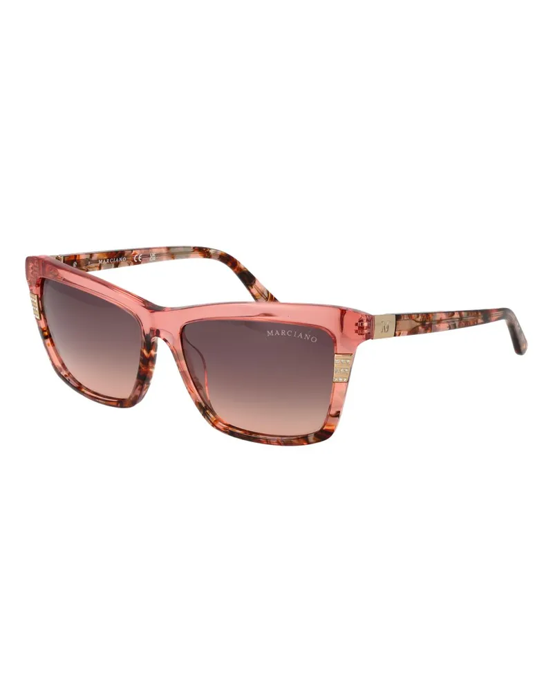 Guess Rosa Acetat-Sonnenbrille Rosa