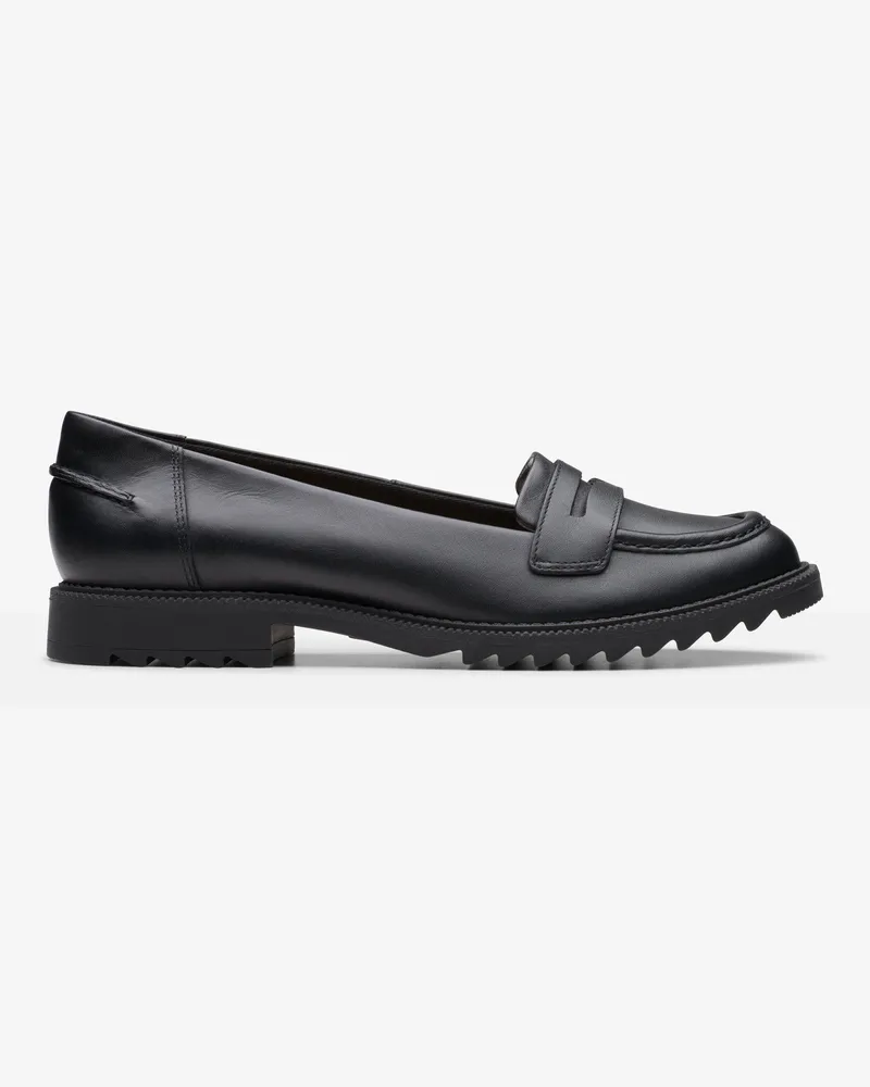 Clarks Griffin Milly2 Lederschuhe - Schwarz Schwarz
