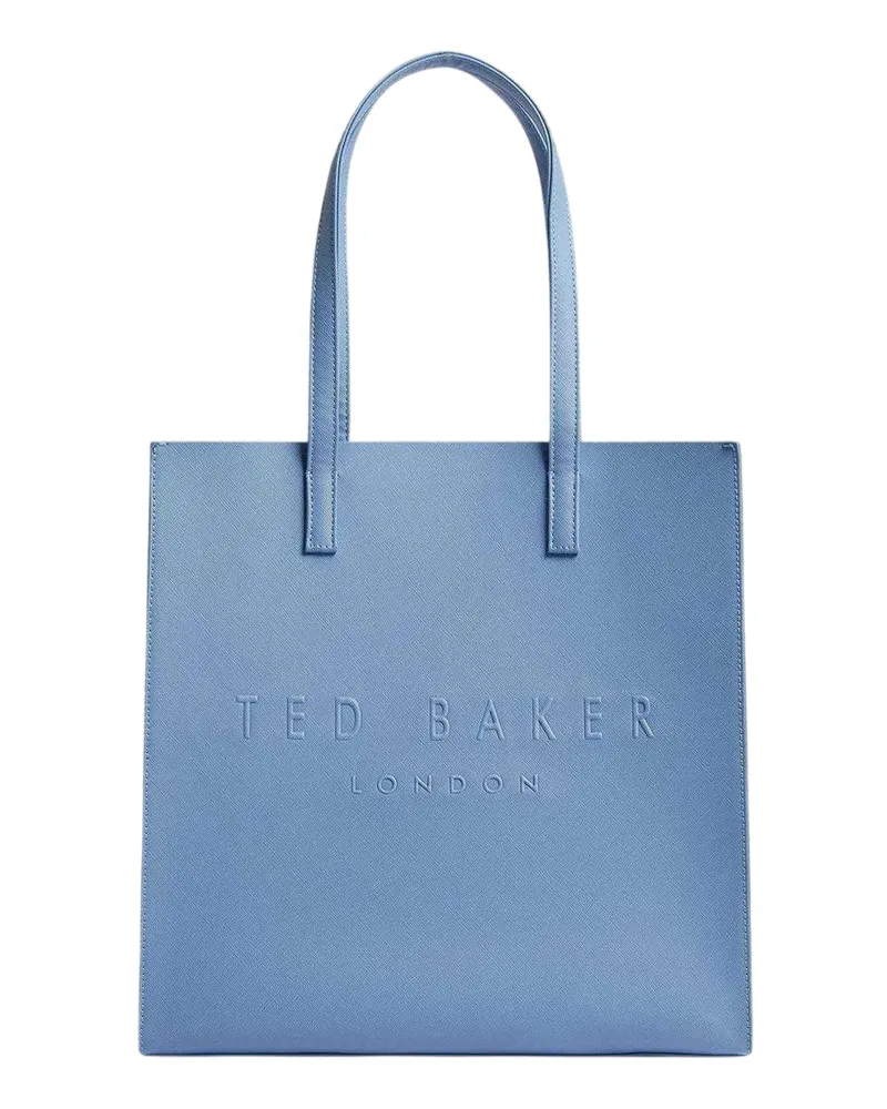 Ted Baker Soocon" Einkaufstasche, Narbiges Leder (Blau Blau