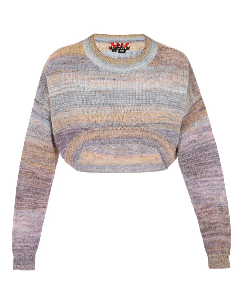 My Mo Pullover Frauen blau mehrfarbig Blau