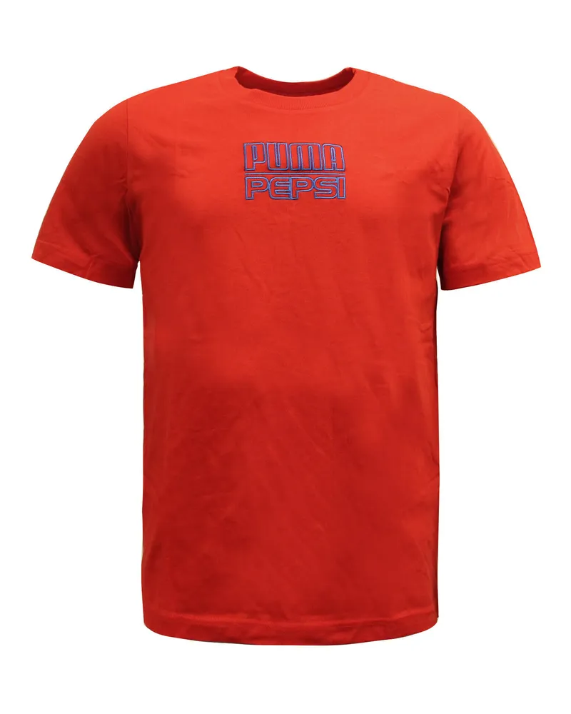 Puma Pepsi X Herren Unisex Tee Top Red T-Shirt 579265 01 A77C Rot