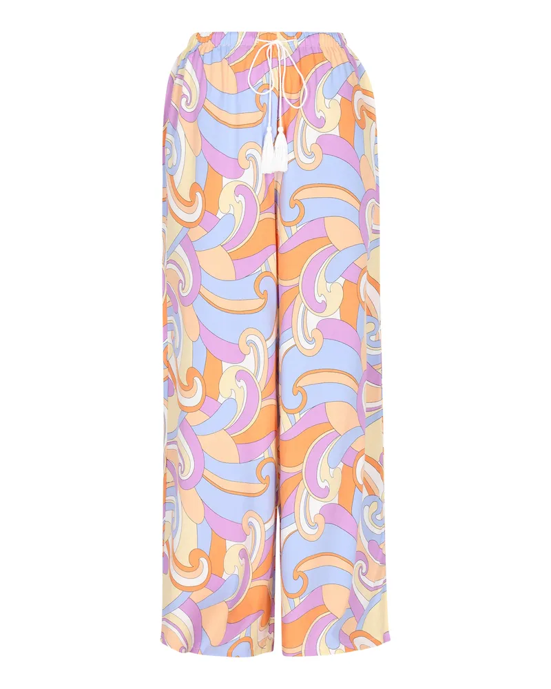 IZIA Hose Frauen violett mehrfarbig Mehrfarbig
