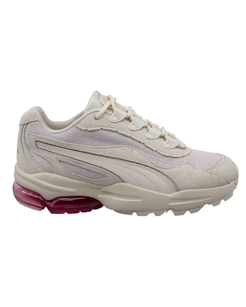 Puma Cell Sternar tonales Leder Low -up klobige Trainer - Frauen Wollweiß