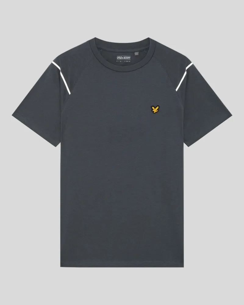 Lyle & Scott Reflective Raglan-T-Shirt Grau