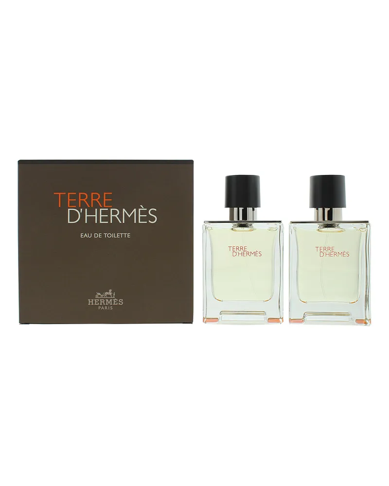 Hermès Terre D'hermes Eau de Toilette 2 x 50ml Gift Set 