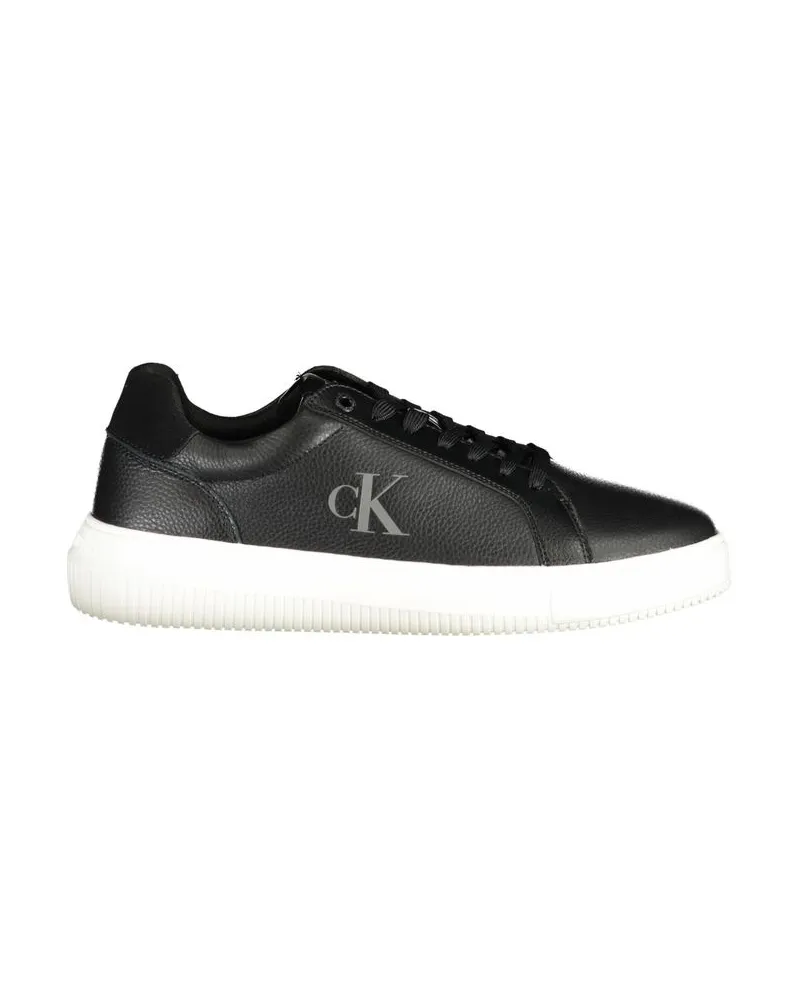 Calvin Klein CK Logo Sneaker, Lowtop - Schwarz Schwarz