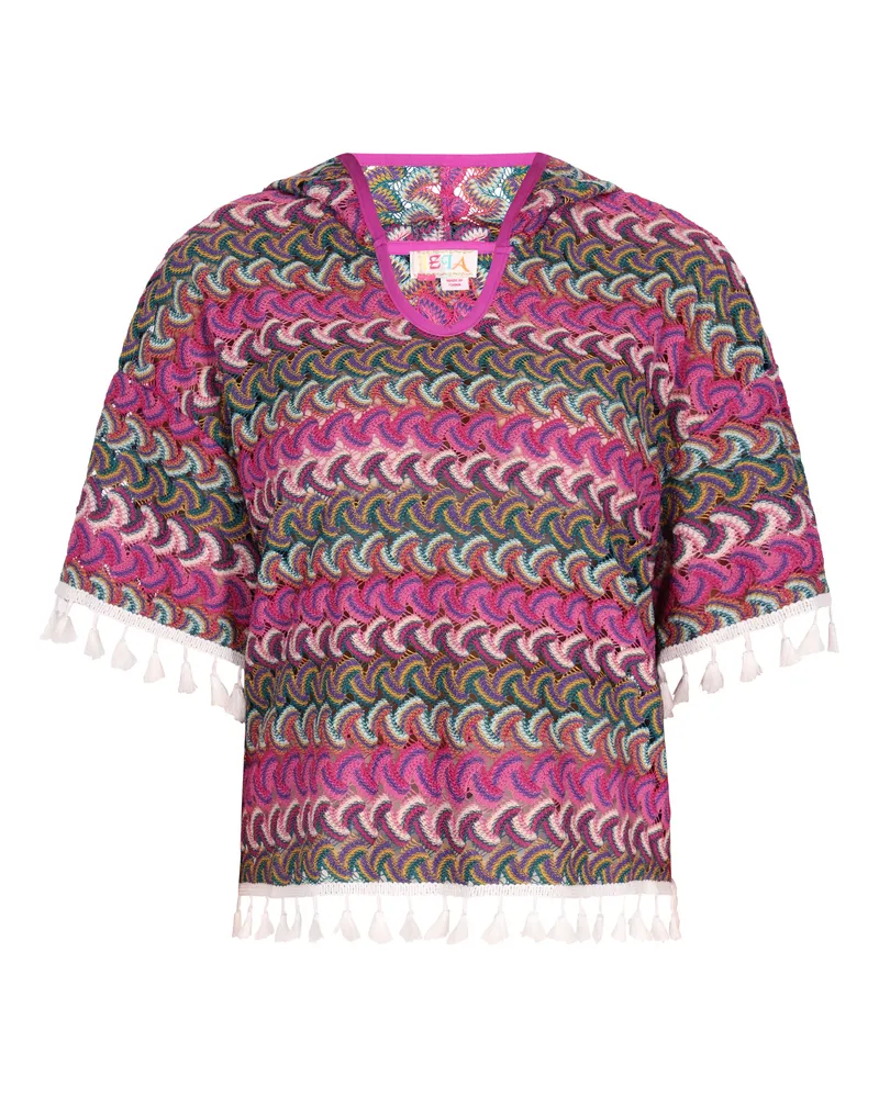 IZIA Kapuzenpullover Damen Rosa Mehrfarbig Mehrfarbig