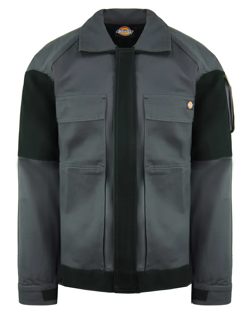 Dickies Grafter Duo Tone Herren grau/schwarz Arbeit tragen Jacke Schwarz