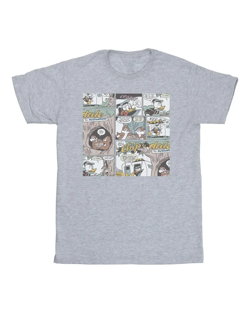 Disney Chip 'n Dale" T-Shirt für Herren (Grau Hellgrau