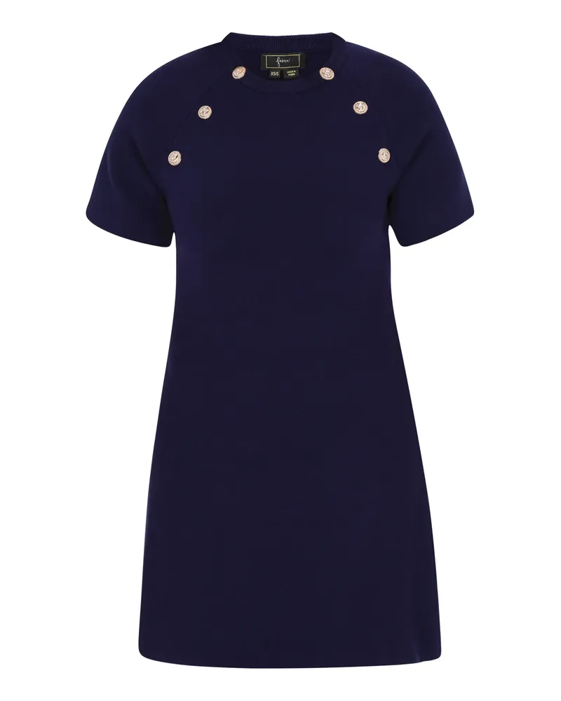 FAINA Kleid Frauen Marine Marineblau