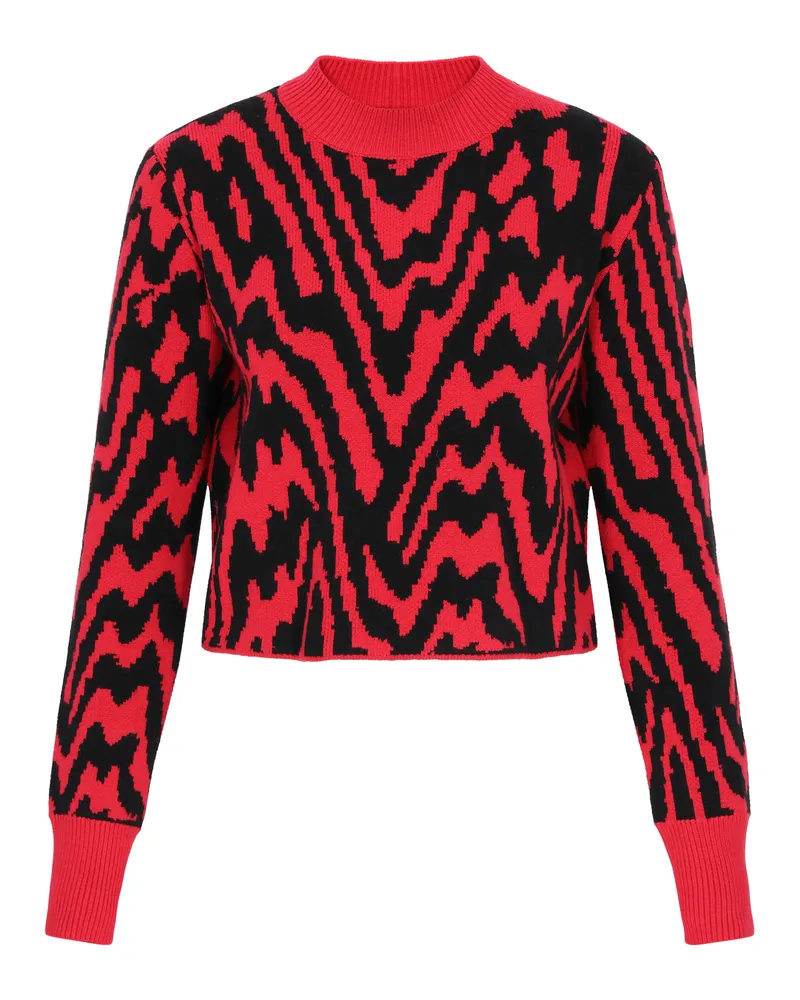 My Mo Pullover - Schwarz/Rot Schwarz