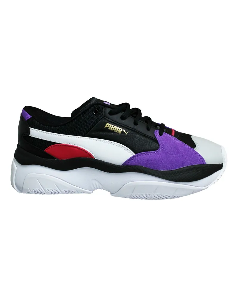 Puma storm.y schwarze/violette Trainer Schwarz