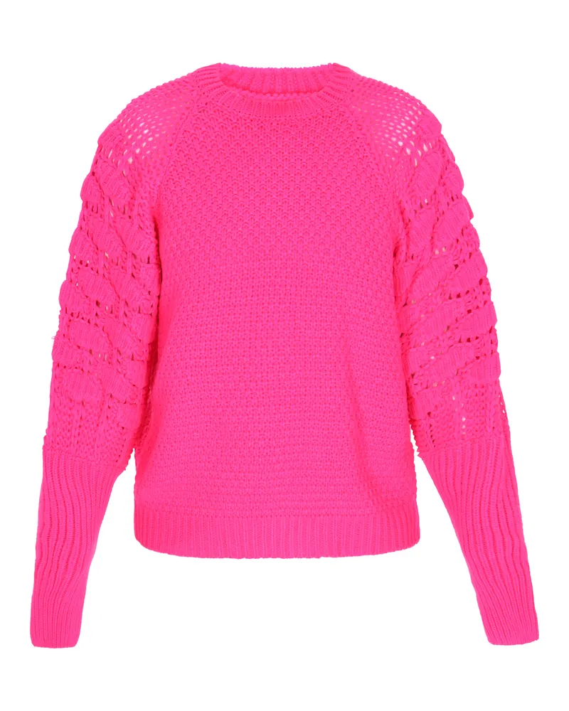 IZIA Pullover für Damen, klassischer Schnitt - Rosa Rosa