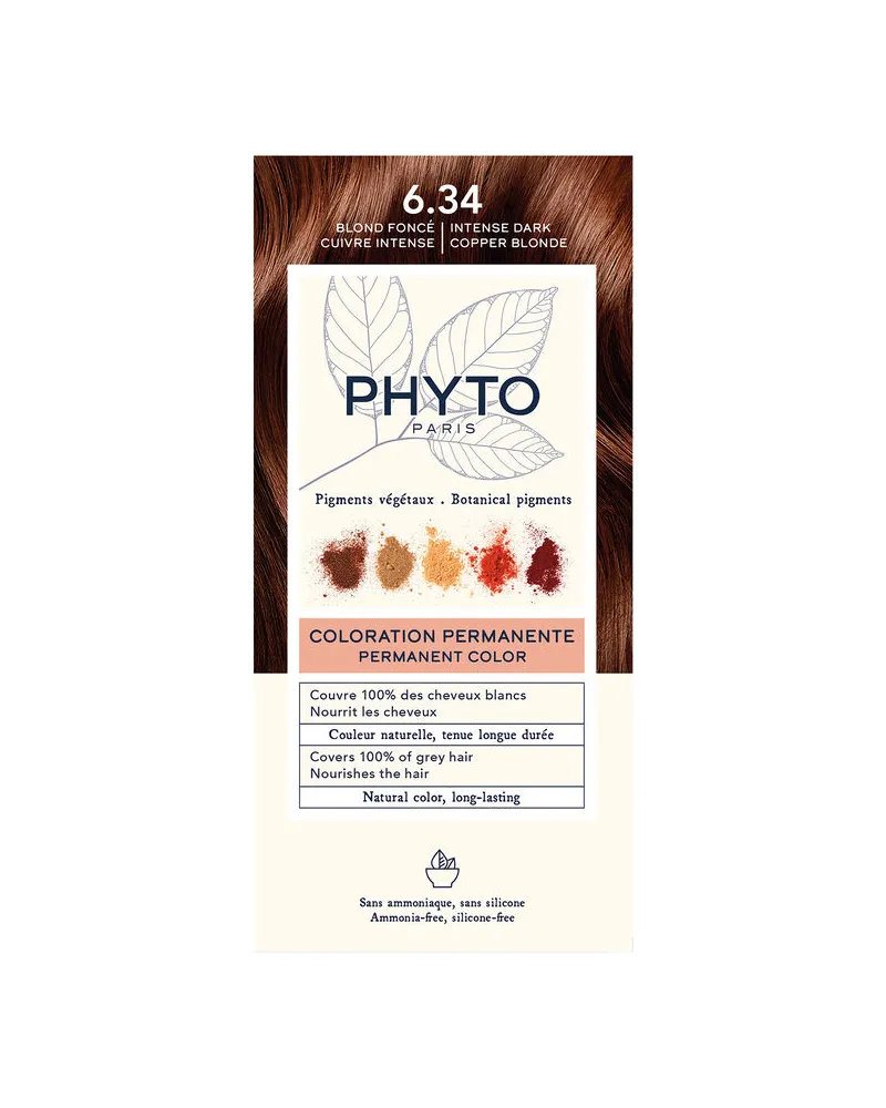 PHYTO color #6.34 Dunkles Kupferblond 4 Stk 