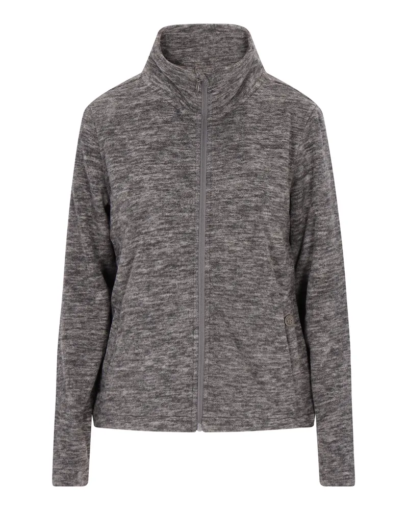 DreiMaster Fleecejacke Damen Grau Melange Grau