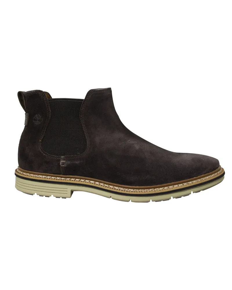 Timberland Naples Trail Chelsea Brauner Nubuck Lederrutsch auf Herrenstiefeln a1rnf Braun