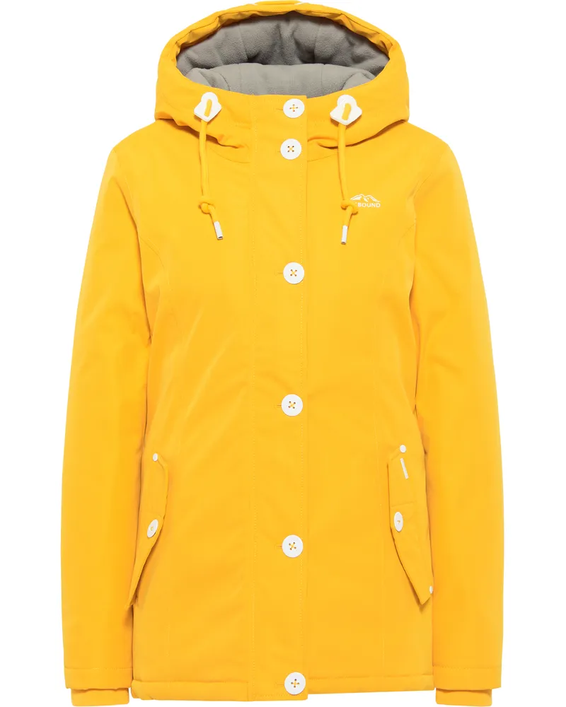 IceBound Serie clima Iglu Winterjacke Damen Senf Senfgelb