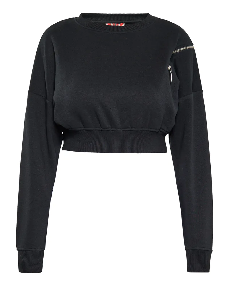 My Mo Sweatshirt Damen schwarz Schwarz