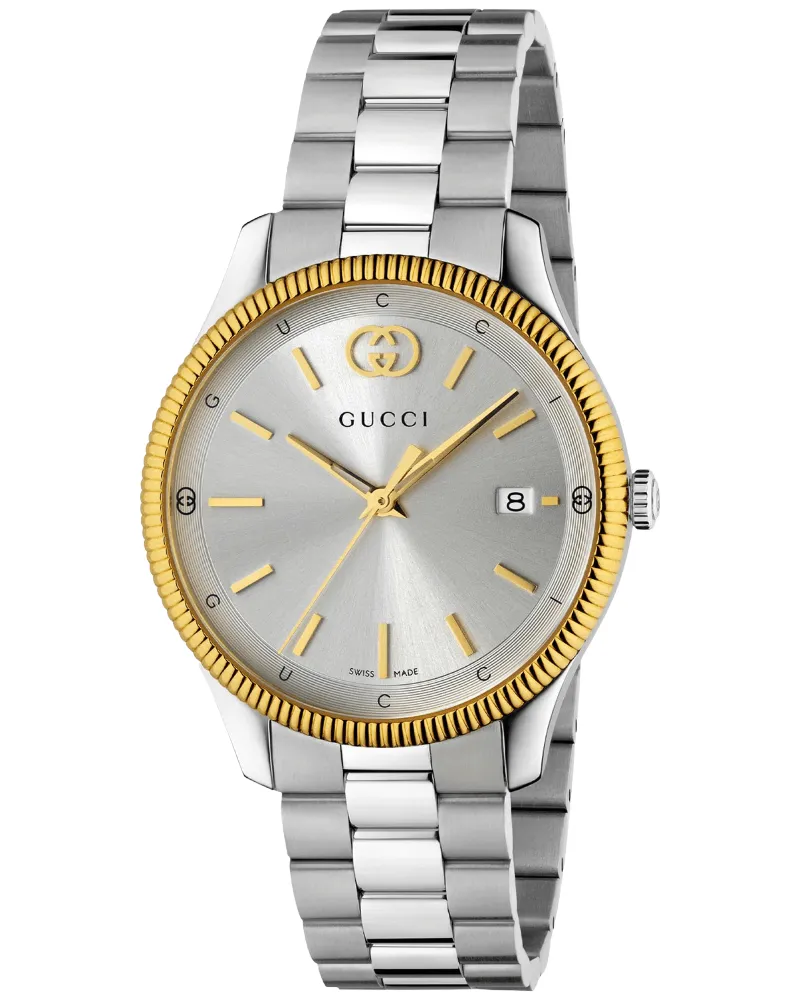 Gucci YA1264233 G-Timeless Silber Zifferblatt Unisex Uhr Silber