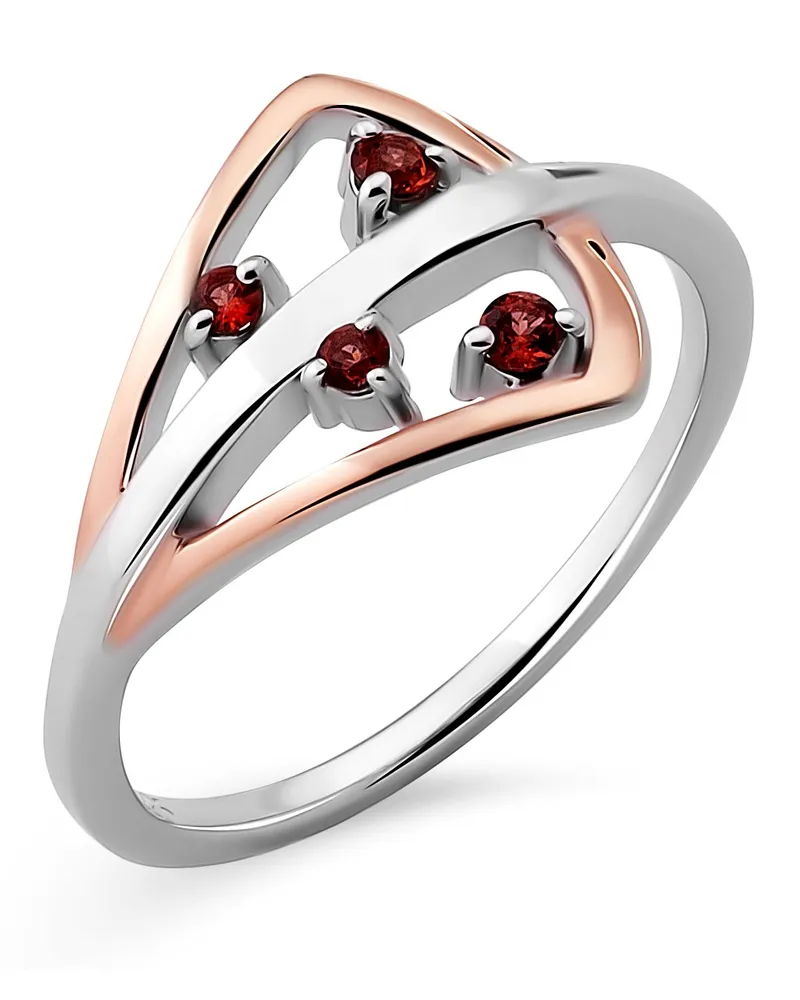 Orphelia Damen-Ring Sterling-Silber 925 – Silber/Rosé ZR-7496 Silber