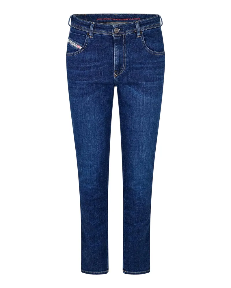 Diesel 1984 Slandy" Jeans für Damen (Blaues Denim Mittelblau