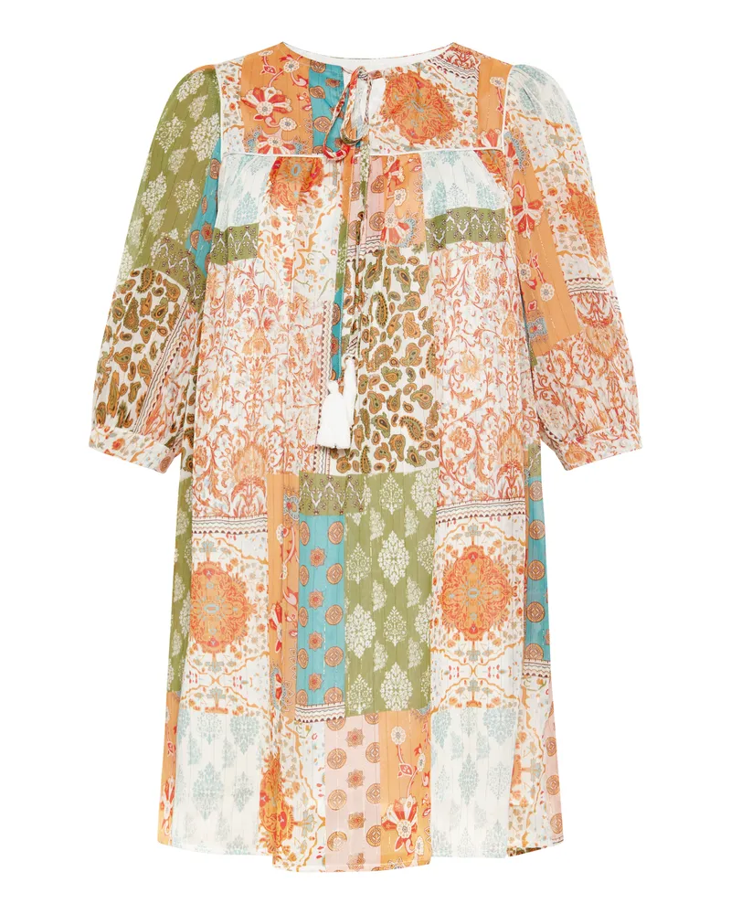 Usha Kleid Frauen mehrfarbig orange Mehrfarbig