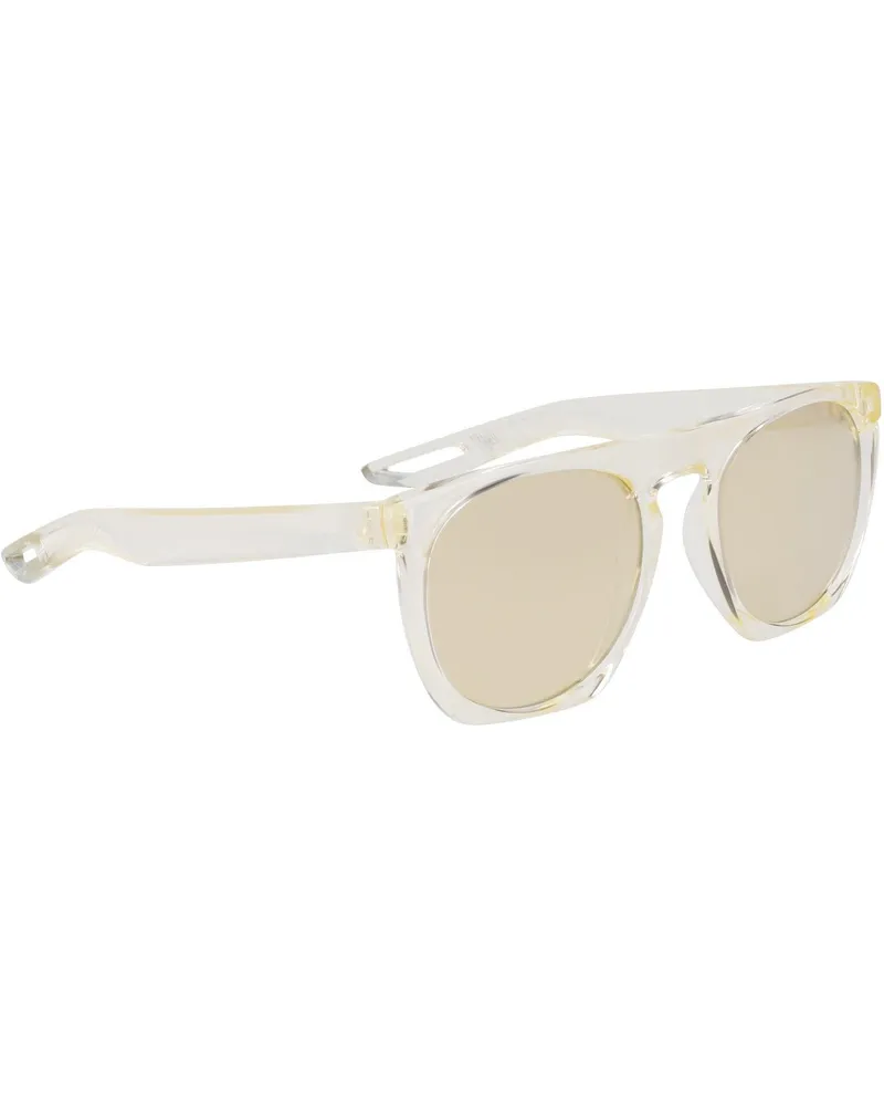 Nike XXII Wayfarer" Sonnenbrille für Herren/Damen Unisex (Kokosmilch/Gold Silber
