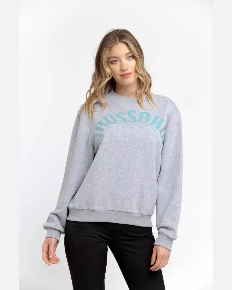 Trussardi Baumwoll-Sweatshirt für Damen - Grau Grau