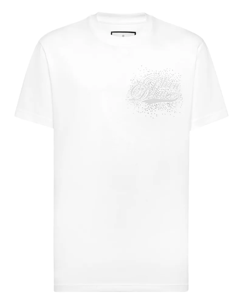 Philipp Plein Round Neck T-Shirt Plein Deluxe Stones Weiß