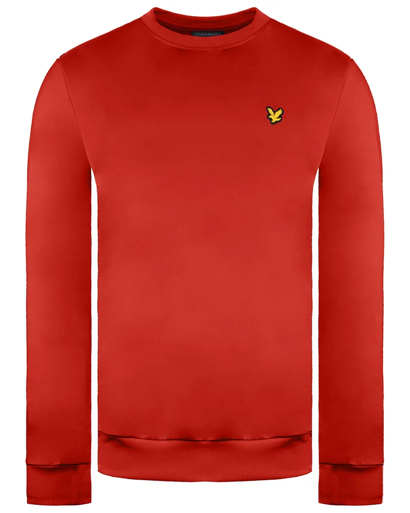 Lyle & Scott Couche intermédiaire Golf Tech à manches longues et col rond pour homme ML1259G Braun