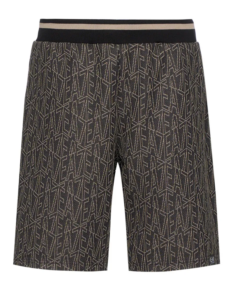 EA7 Shorts Schwarz