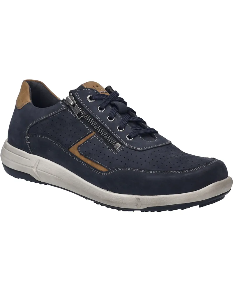 Josef Seibel Herren Halbschuh Enrico 32 in indigo-kombi Indigoblau
