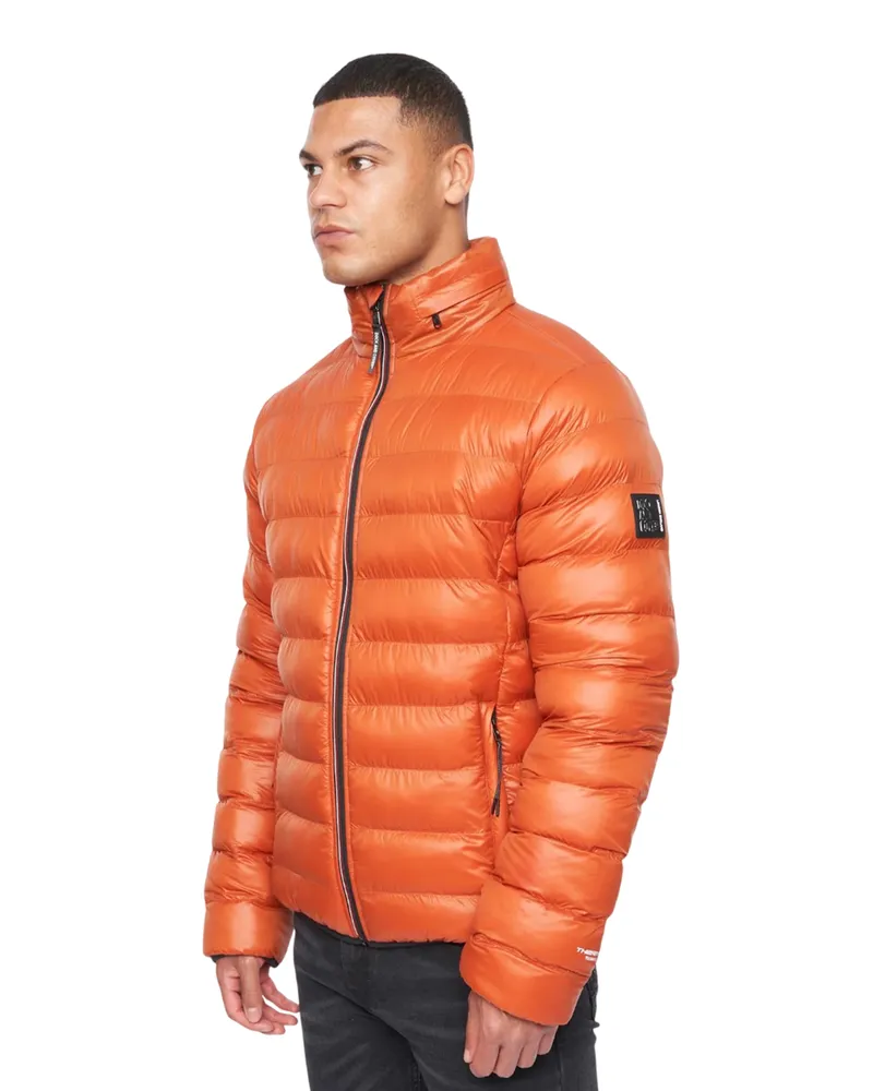 Duck and Cover Shemmy" Jacke Gesteppt für Herren (Orange Orange