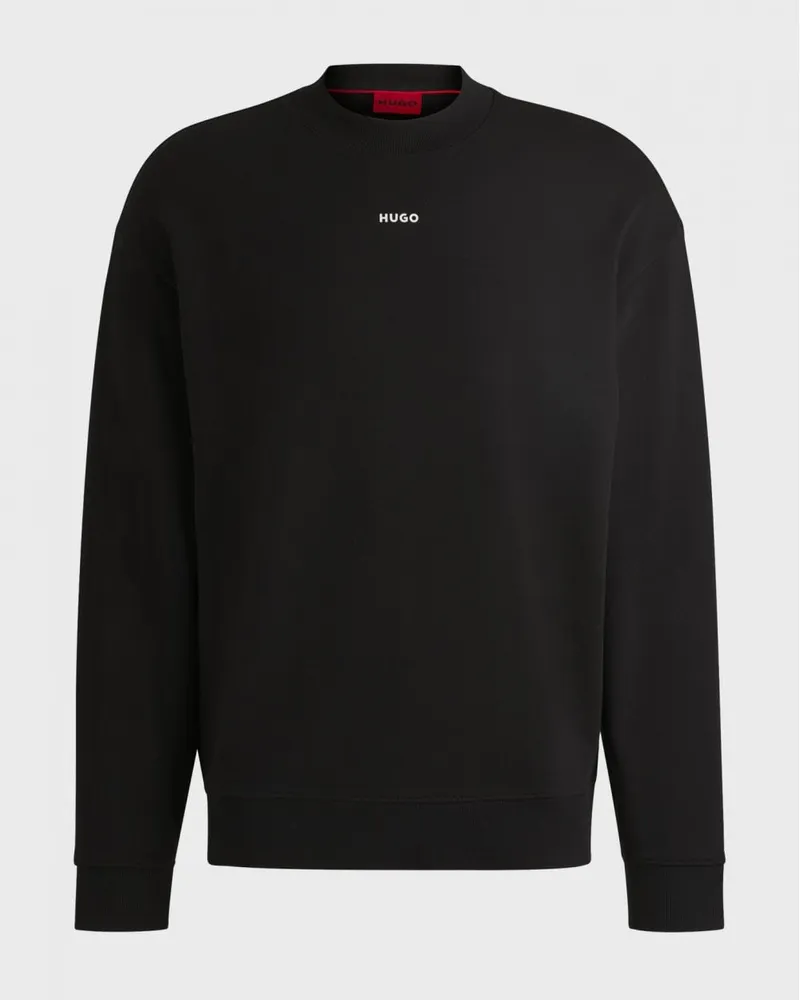 HUGO BOSS Dapocrew Herren Rundhals Sweatshirt Schwarz