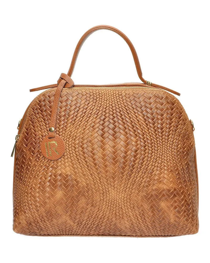 Isabella Rhea Braun Rindsledertasche Braun