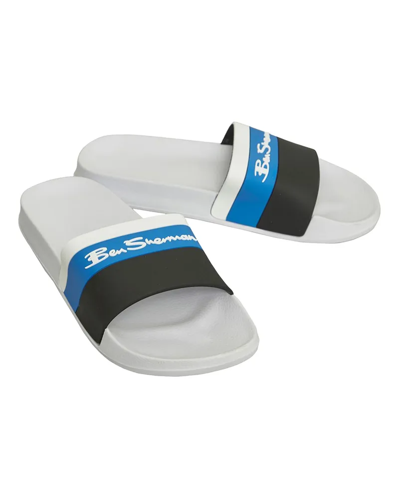 Ben Sherman Herren Leichte Slipper Weiß