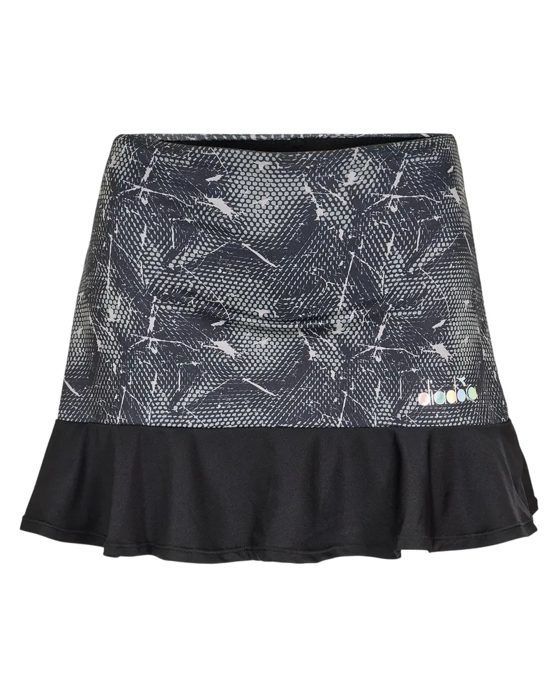 Diadora Rock für Damen, Tennis (Schwarz Schwarz