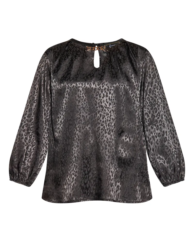 FAINA Bluse Damen schwarz Schwarz