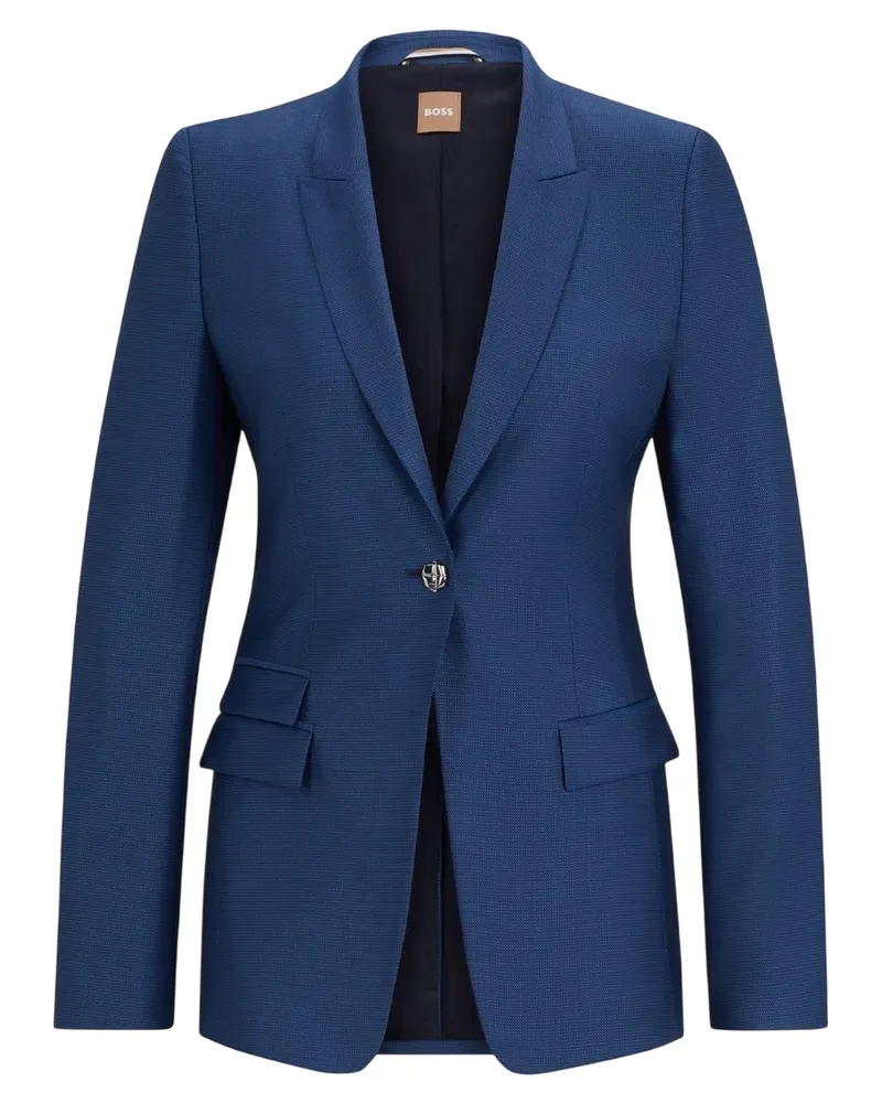 HUGO BOSS Blazer für Damen, Einreihig, Schmal (Blau Blau