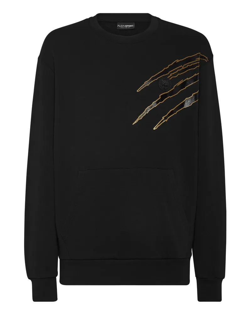 Philipp Plein Sweatshirt Scratch Schwarz