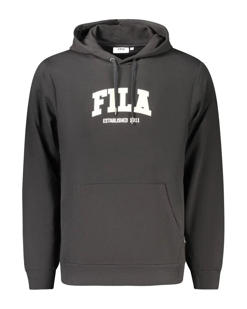 Fila Rosso Baumwolle Herren T-Shirt Schwarz