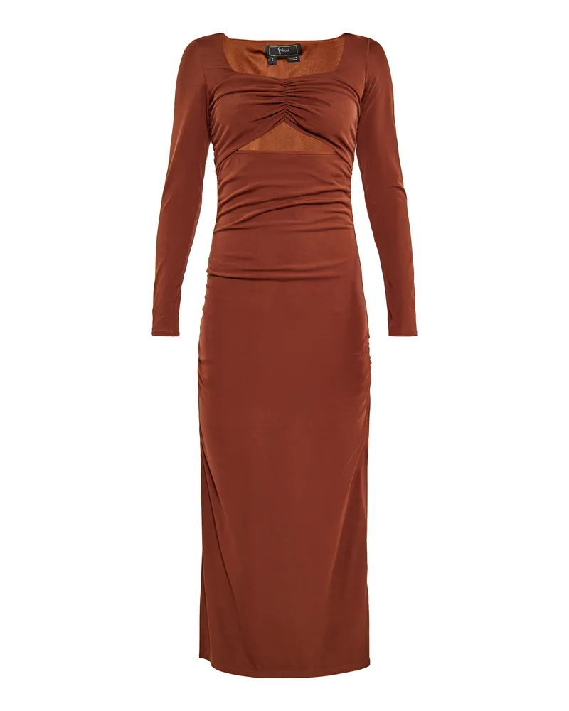 FAINA Kleid Damen braun Braun