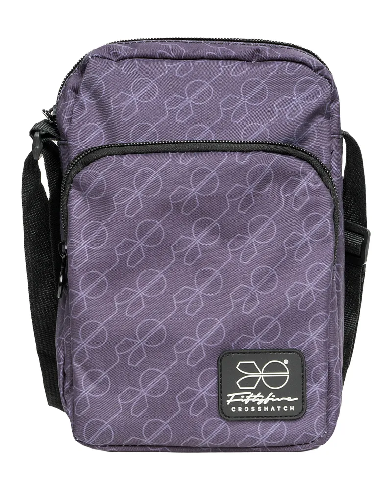 CrossHatch Herren Umhängetasche "Westernby", Mini Schwarz